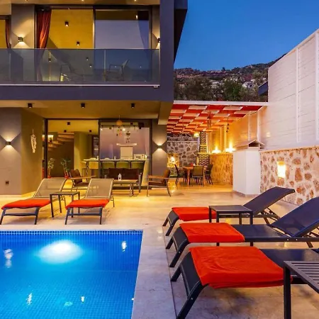 Yesilkoey 3 Bedroom Secluded With Private Pool Hot Tub * Kalkan